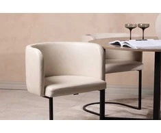 Venture Design Valgomojo stalas ir kėdžių komplektas 120 cm Juodasis graikinis riešutas Smėlio spalvos MDF Plienas