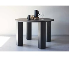 Venture Design Valgomojo stalas, Juno, 120x75 cm, Juodas