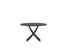 Venture Design Valgomojo stalas, Kenya, 120 cm, juoda, tikmedis