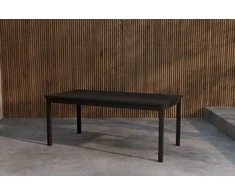 Venture Design Valgomojo stalas Kenya 90x180 cm juodas tikmedis