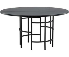 Venture Design Valgomojo stalas, Kopenhaga, ø140 cm, Juodas