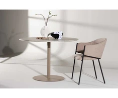 Venture Design Valgomojo stalas, Lycke, ⌀110 cm, Beždžio spalva