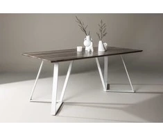 Venture Design Valgomojo stalas, Marina, 180x75x90 cm, Pilka