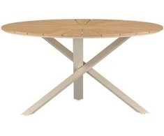 Venture Design Valgomojo stalas, Mexico, 140 cm, smėlio spalvos, tikmedis