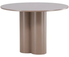 Venture Design Valgomojo stalas Olivia 110 cm tamsiai rudos spalvos MDF