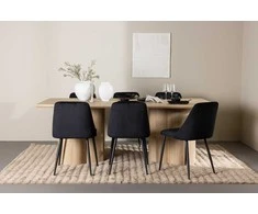 Venture Design Valgomojo stalas Olivia 210x100 cm balintas