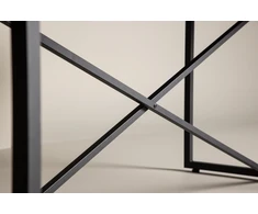 Venture Design Valgomojo stalas, Padang, 250x100x76 cm, Juodas
