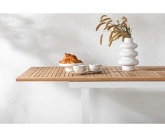 Venture Design Valgomojo stalas, Panama, 160x90 cm, Balta