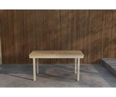 Venture Design Valgomojo stalas Panama 160x240 cm smėlio spalvos tikmedis