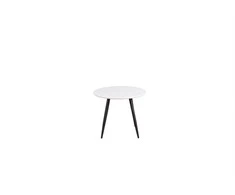 Venture Design Valgomojo stalas, Plaza apvalus Valgomojo stalas ø60 XXS, Baltas/Juodas