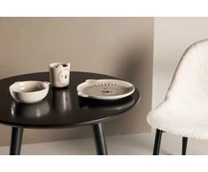 Venture Design Valgomojo stalas, Plaza vaikams, ø60 cm, juodas
