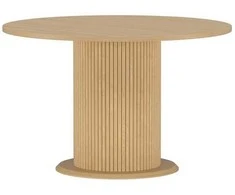 Venture Design Valgomojo stalas Reko Apvalus Natūralus MDF