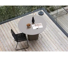 Venture Design Valgomojo stalas, Santa Fe, ø120 cm, Ruda