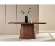 Venture Design Valgomojo stalas Stjärnö 90x200 cm, mocca