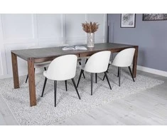 Venture Design Valgomojo stalas su slankikliu 170x40x40 cm Rudas
