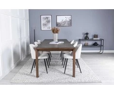 Venture Design Valgomojo stalas su slankikliu 170x40x40 cm Rudas