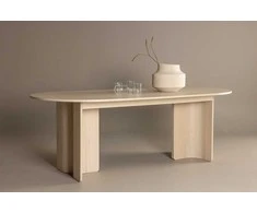 Venture Design Valgomojo stalas, Tyresö, 220x100 cm, baltas atspalvis