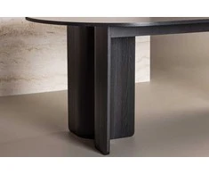 Venture Design Valgomojo stalas, Tyresö, 220x100 cm, Juodas