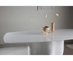 Venture Design Valgomojo stalas Väddö 220x110x75 cm baltas MDF