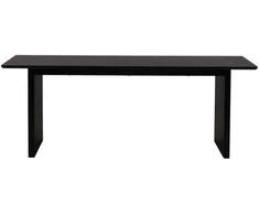 Venture Design Valgomojo stalas, Vail, 100x200 cm, Juodas