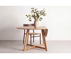 Venture Design Valgomojo stalas Yakidon, Ø 120 cm, apvalus