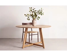 Venture Design Valgomojo stalas Yakidon, Ø 120 cm, apvalus