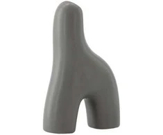 Venture Design Vaza, Aya, 16x9x4 cm, Tamsiai pilka