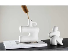 Venture Design Vaza, Dity, 18x7x19 cm, Balta