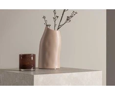 Venture Design Vaza, Ernst, 23x12x9 cm, Rožinė