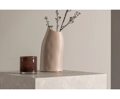 Venture Design Vaza, Ernst, 23x12x9 cm, Rožinė