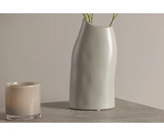 Venture Design Vaza, Ernst, 23x12x9 cm, Šviesiai pilka