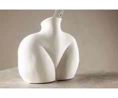 Venture Design Vaza, Harvey, 17x10x15 cm, Balta