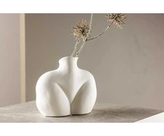 Venture Design Vaza, Harvey, 17x10x15 cm, Balta