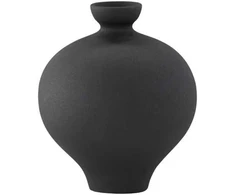 Venture Design Vaza Rellis, 20x6x24 cm, juoda
