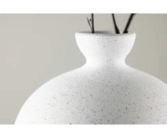 Venture Design Vaza, stovas, D6xH24xW20 cm, Balta