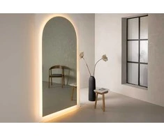 Venture Design Veidrodinis šviestuvas, Skeppsvik x Josefin Lustig, 100x210 cm, Sidabrinis