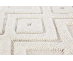 Venture Design Velnio kilimas, Dahlia, 200x300 cm, Balta