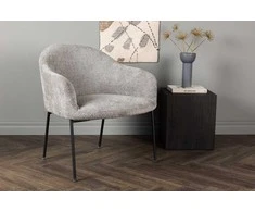 Venture Design Vieno asmens sofa, Catania, 80x88x85 cm, šviesiai pilka