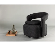 Venture Design Vieno asmens sofa, "Laurel", 72x75x69 cm, juoda