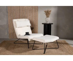 Venture Design Vieno žmogaus sofa, Laconia, 88x88x65 cm, Balta