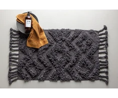 Venture Design Vonia Kilimėlis, Hilma Medvilnės, 50x80 cm, Tamsiai Pilka