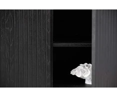 Venture Design Žemas spintelės saugojimas, Björkön, 150x75 cm, Juoda