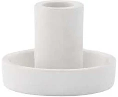 Venture Design Žvakidė „Ceco“, ø11 cm, Balta