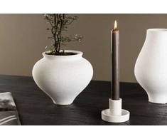 Venture Design Žvakidė „Ceco“, ø11 cm, Balta