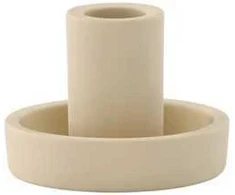 Venture Design Žvakidė, Ceco, W11xH6 cm, rusvai gelsvas