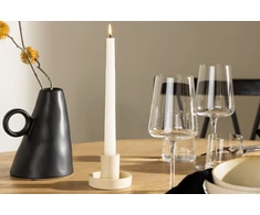 Venture Design Žvakidė, Ceco, W11xH6 cm, rusvai gelsvas