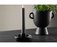 Venture Design Žvakidė, Otis, ø11 cm, Juoda
