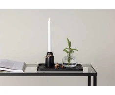 Venture Design Žvakidė, Ulricehamn, 28x6 cm, Juoda