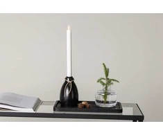 Venture Design Žvakidė, Ulricehamn, 9x31 cm, Juoda