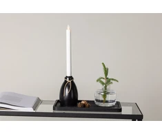 Venture Design Žvakidė, Ulricehamn, 9x31 cm, Juoda